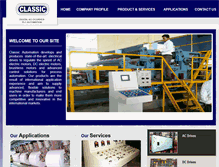 Tablet Screenshot of classicautomationindia.com